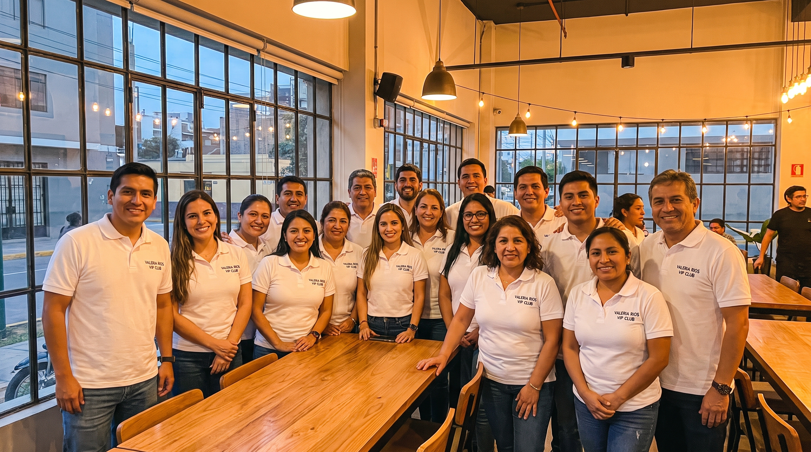 Nuestro equipo en un encuentro de trabajo